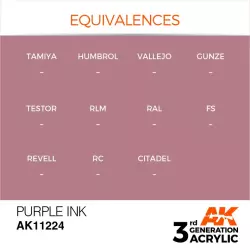 AK Interactive AK11224 Purple INK 17ml