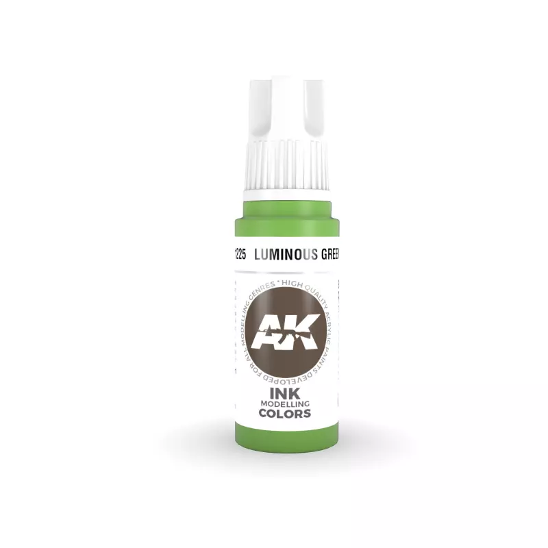 AK Interactive AK11225 Luminous Green INK 17ml