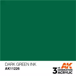 AK Interactive AK11226 Dark Green INK 17ml