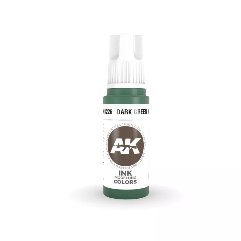 AK Interactive AK11226 Dark Green INK 17ml