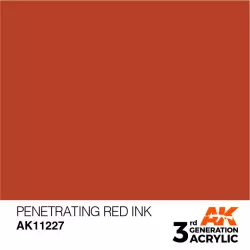 AK Interactive AK11227 Penetrating Red INK 17ml
