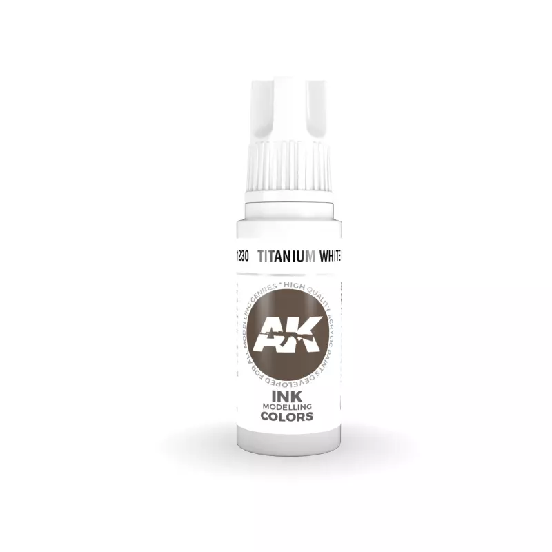  AK Interactive AK11230 Titanium White INK 17ml