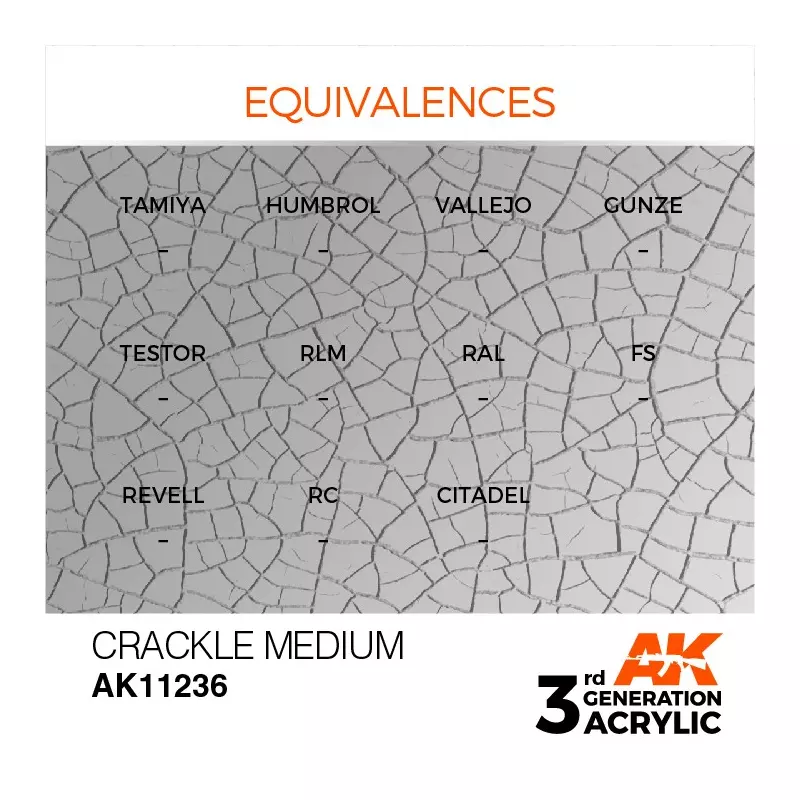 AK Interactive AK11236 Crackle Medium 17ml