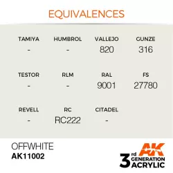 AK Interactive AK11002 Offwhite 17ml