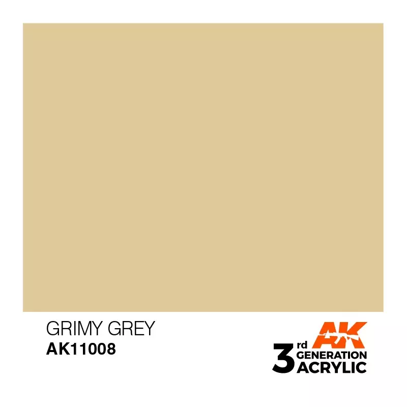 AK Interactive AK11008 Grimy Grey 17ml