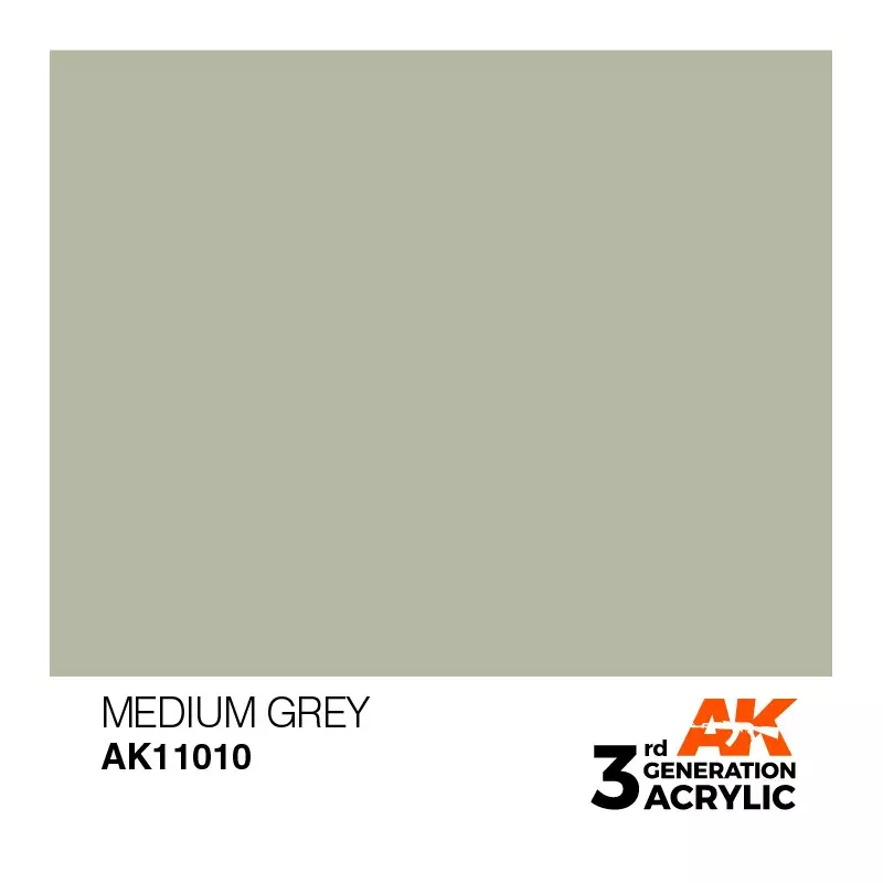 AK Interactive AK11010 Medium Grey 17ml