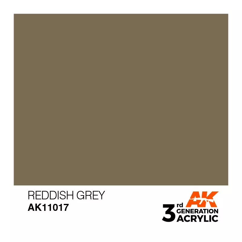 AK Interactive AK11017 Reddish Grey 17ml