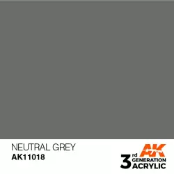 AK Interactive AK11018 Neutral Grey 17ml