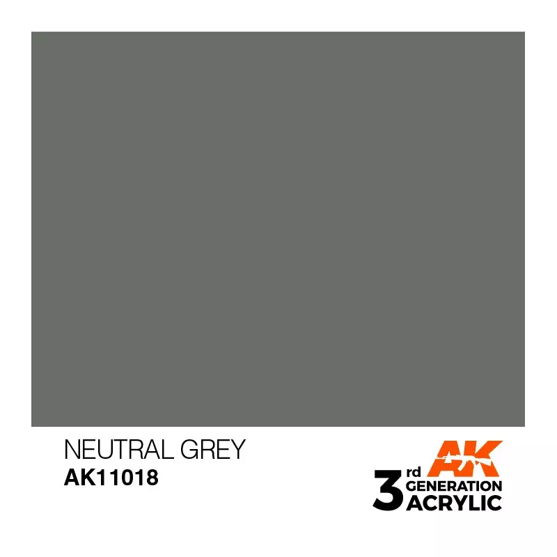 AK Interactive AK11018 Neutral Grey 17ml