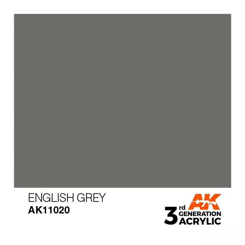 AK Interactive AK11020 English Grey 17ml