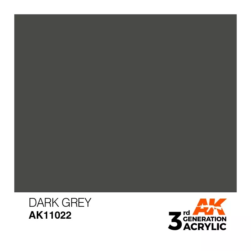 AK Interactive AK11022 Dark Grey 17ml