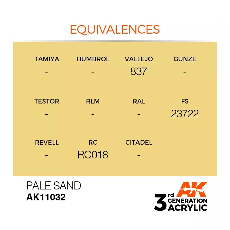 AK Interactive AK11032 Pale Sand 17ml