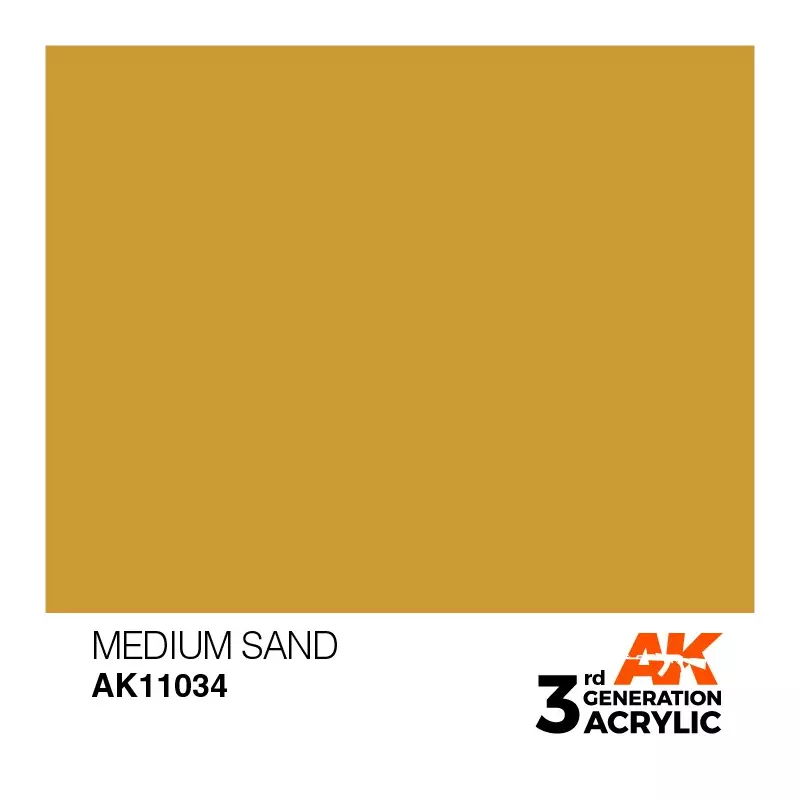 AK Interactive AK11034 Medium Sand 17ml