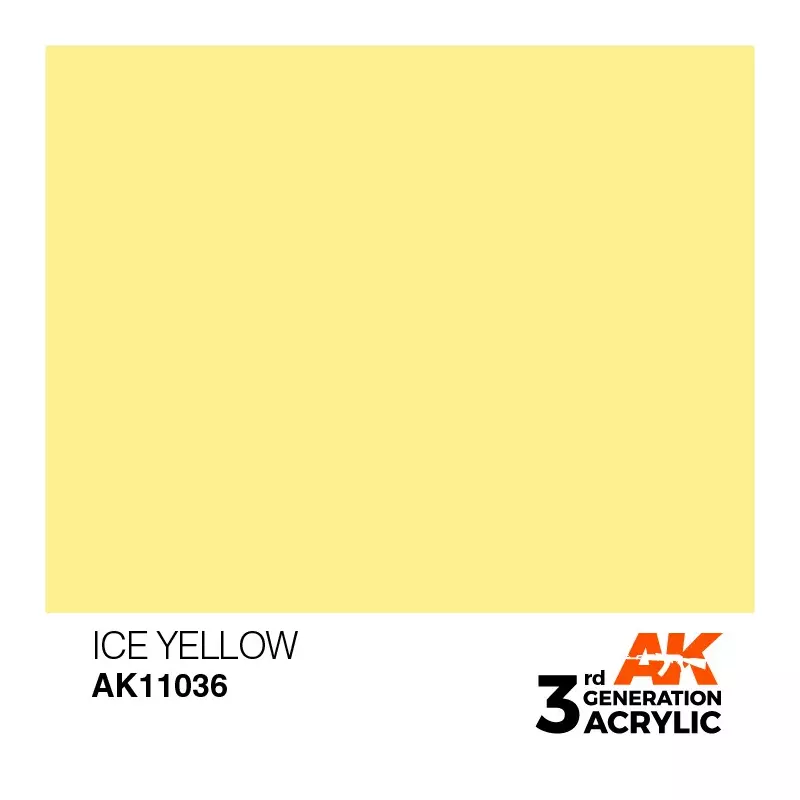 AK Interactive AK11036 Ice Yellow 17ml