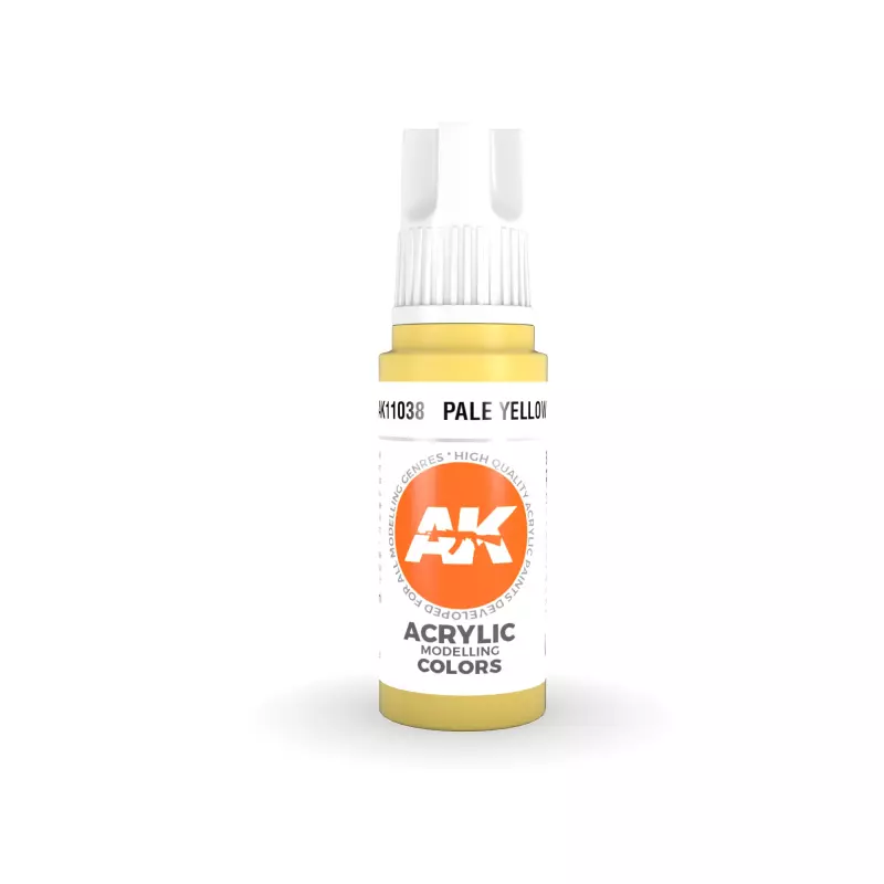 AK Interactive AK11038 Pale Yellow 17ml