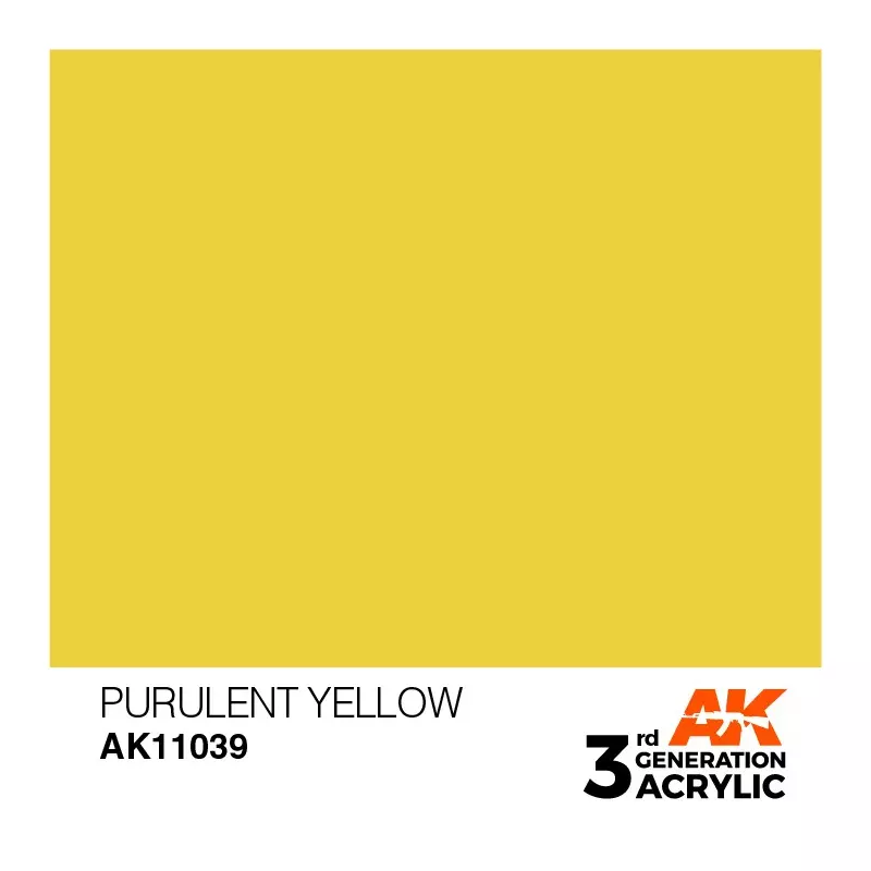 AK Interactive AK11039 Purulent Yellow 17ml