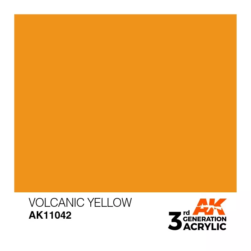 AK Interactive AK11042 Volcanic Yellow 17ml