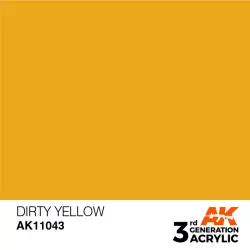 AK Interactive AK11043 Dirty Yellow 17ml