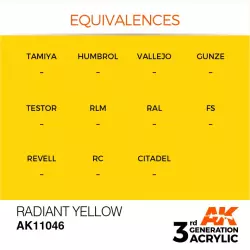 AK Interactive AK11046 Radiant Yellow 17ml