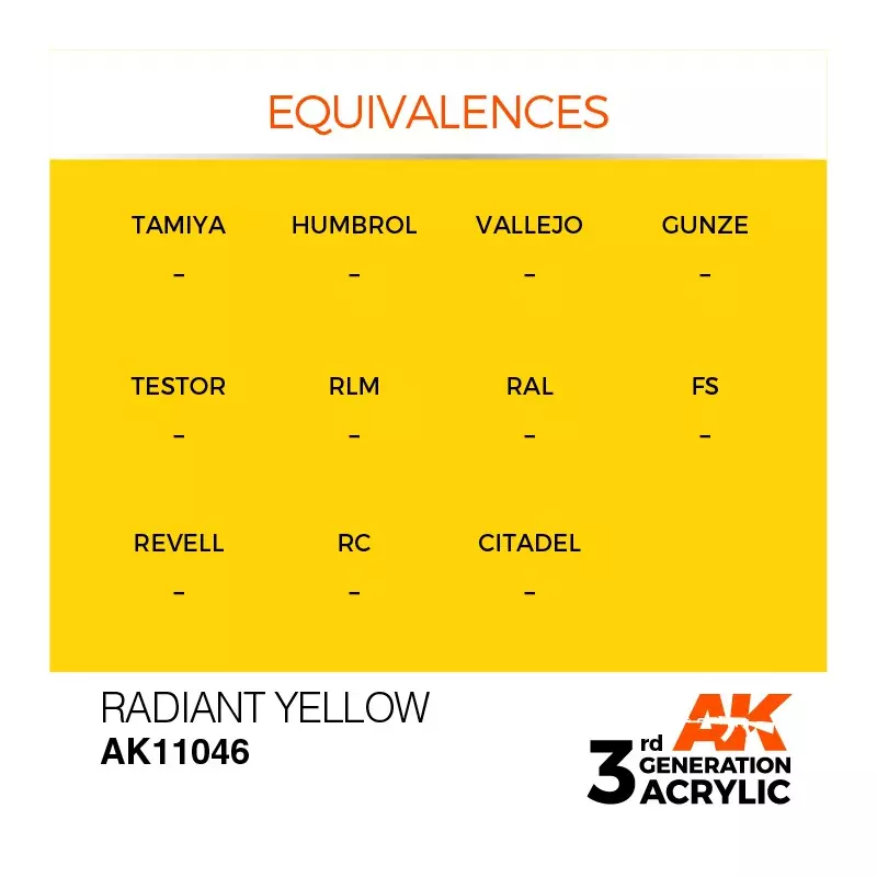 AK Interactive AK11047 Lemon Yellow 17ml