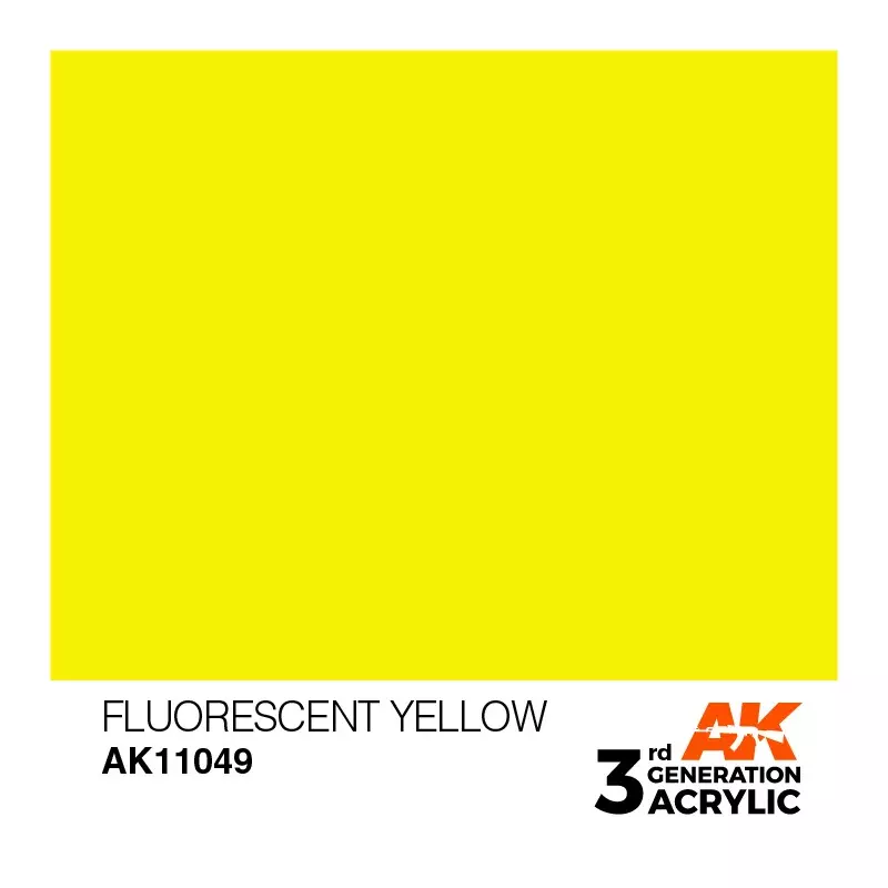 AK Interactive AK11049 Fluorescent Yellow 17ml