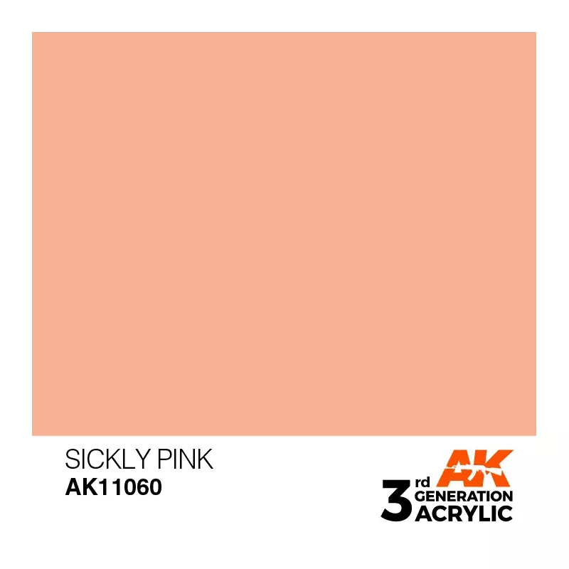 AK Interactive AK11060 Sickly Pink 17ml