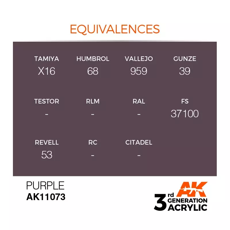 AK Interactive AK11073 Purple 17ml