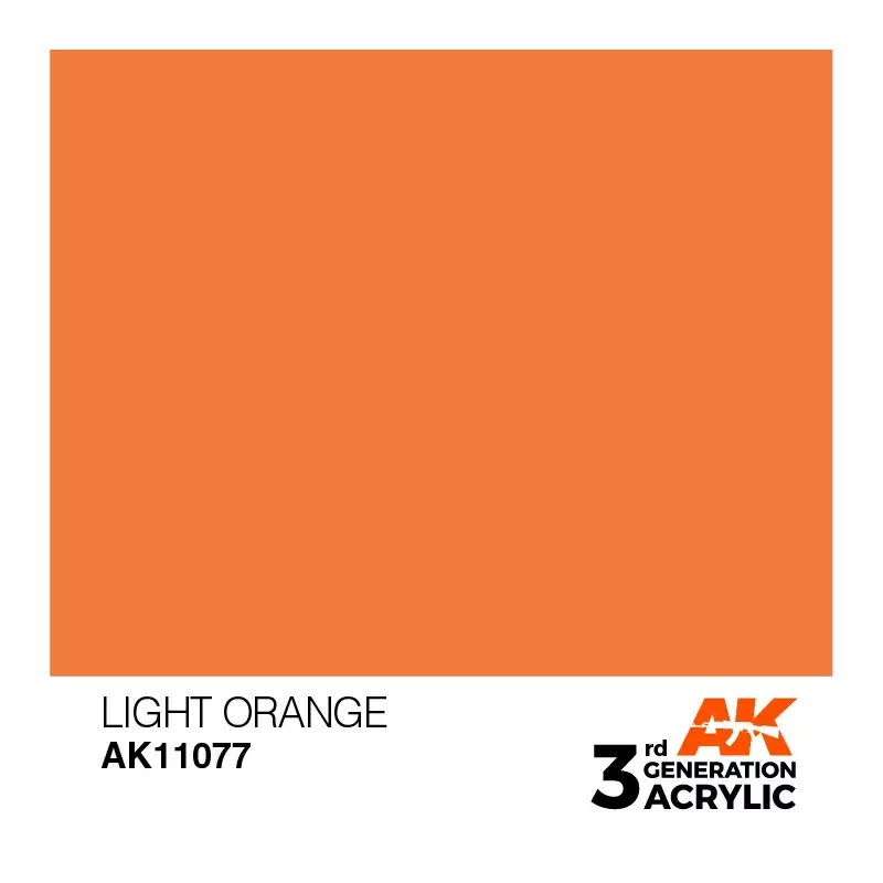 AK Interactive AK11077 Light Orange 17ml