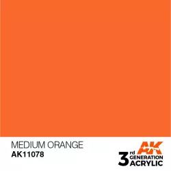 AK Interactive AK11078 Medium Orange 17ml