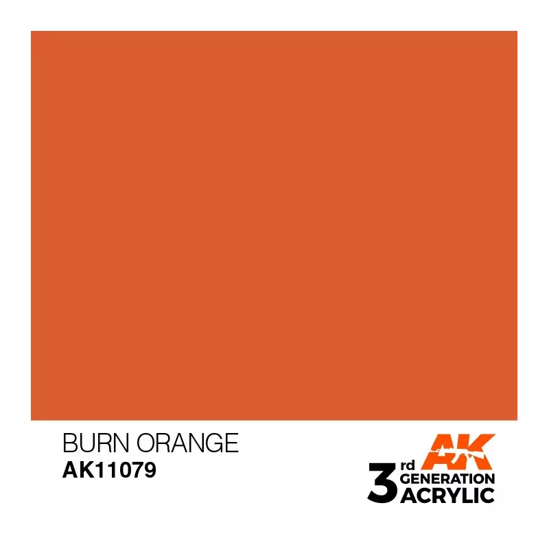 AK Interactive AK11079 Burn Orange 17ml