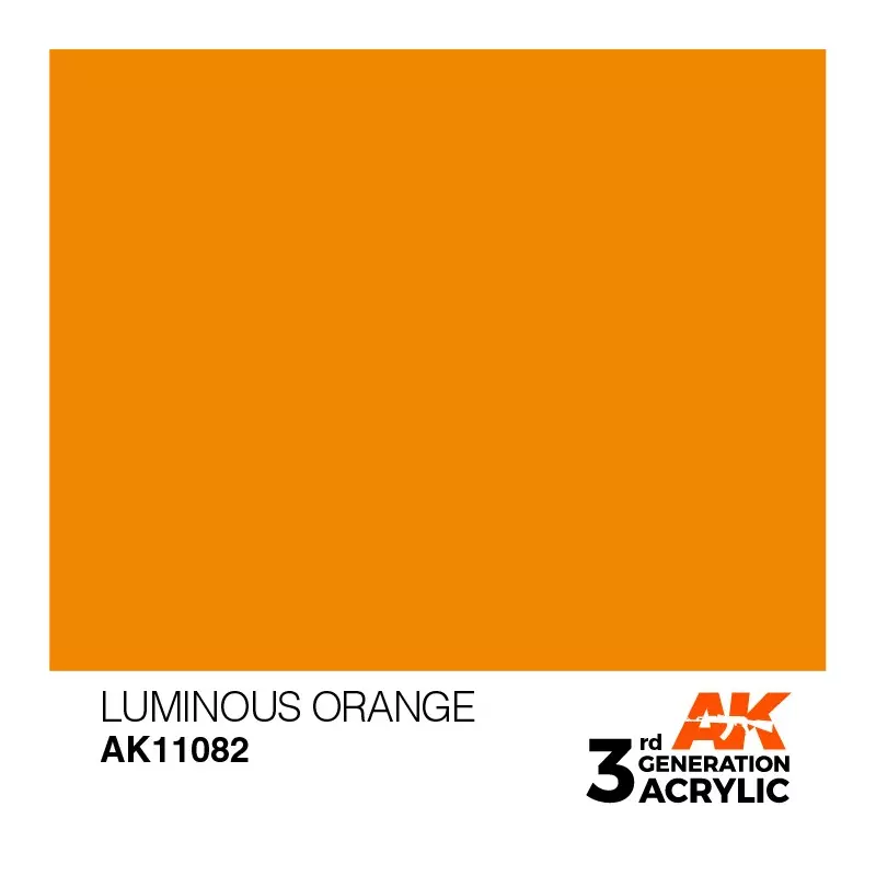 AK Interactive AK11082 Luminous Orange 17ml