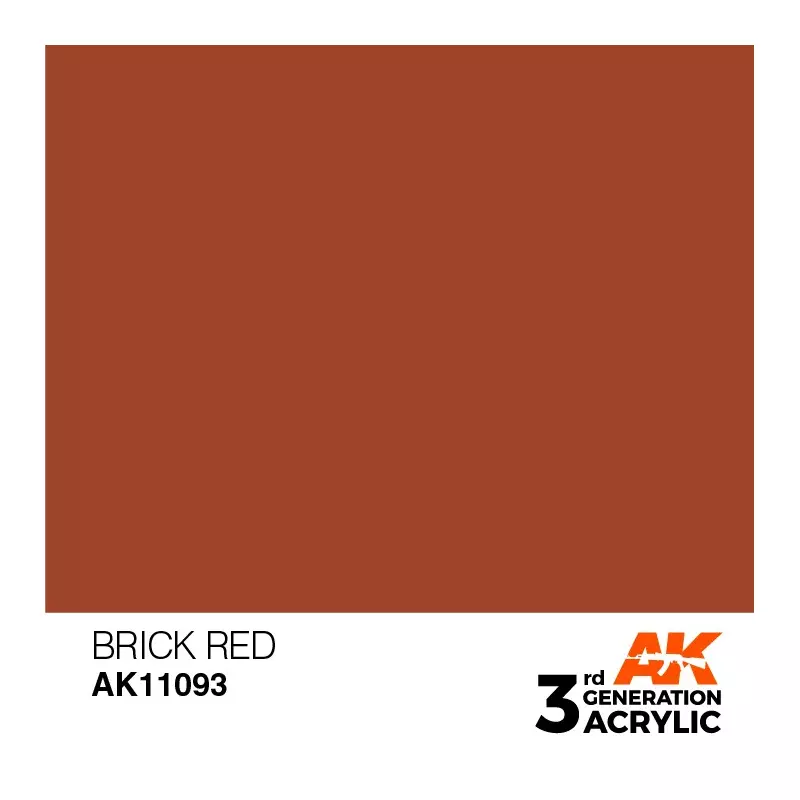 AK Interactive AK11093 Brick Red 17ml