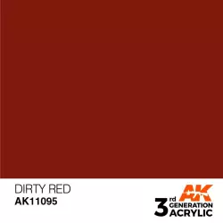 AK Interactive AK11095 Dirty Red 17ml