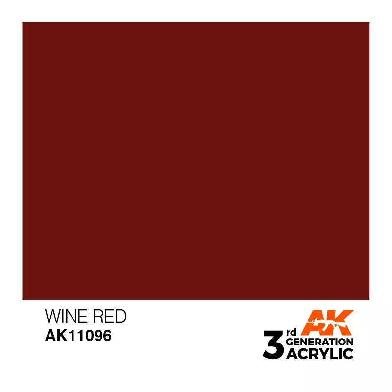 AK Interactive AK11096 Wine Red 17ml