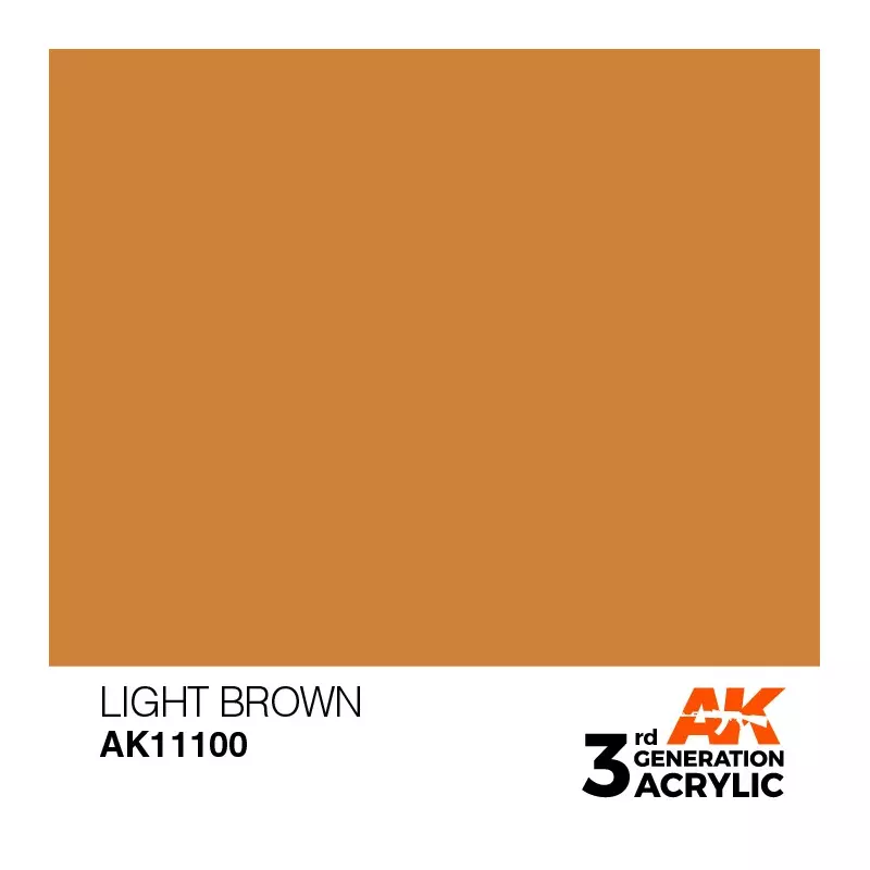 AK Interactive AK11100 Light Brown 17ml