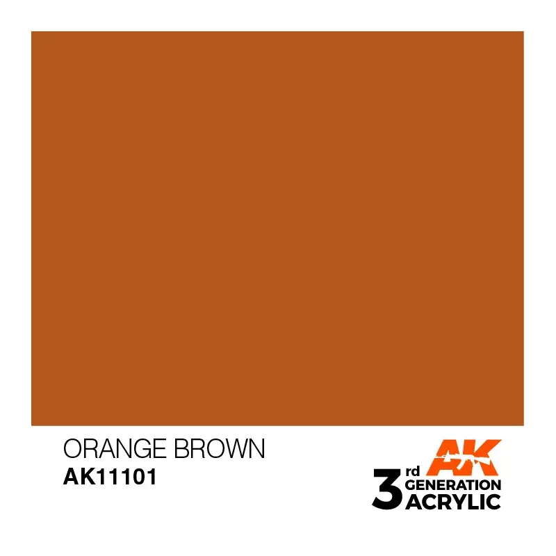 AK Interactive AK11101 Orange Brown 17ml