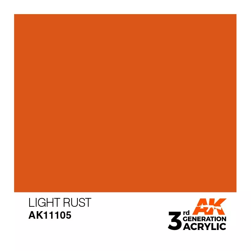 AK Interactive AK11105 Light Rust 17ml