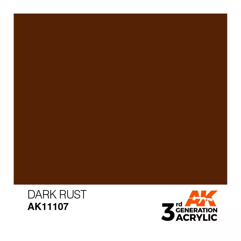 AK Interactive AK11107 Dark Rust 17ml