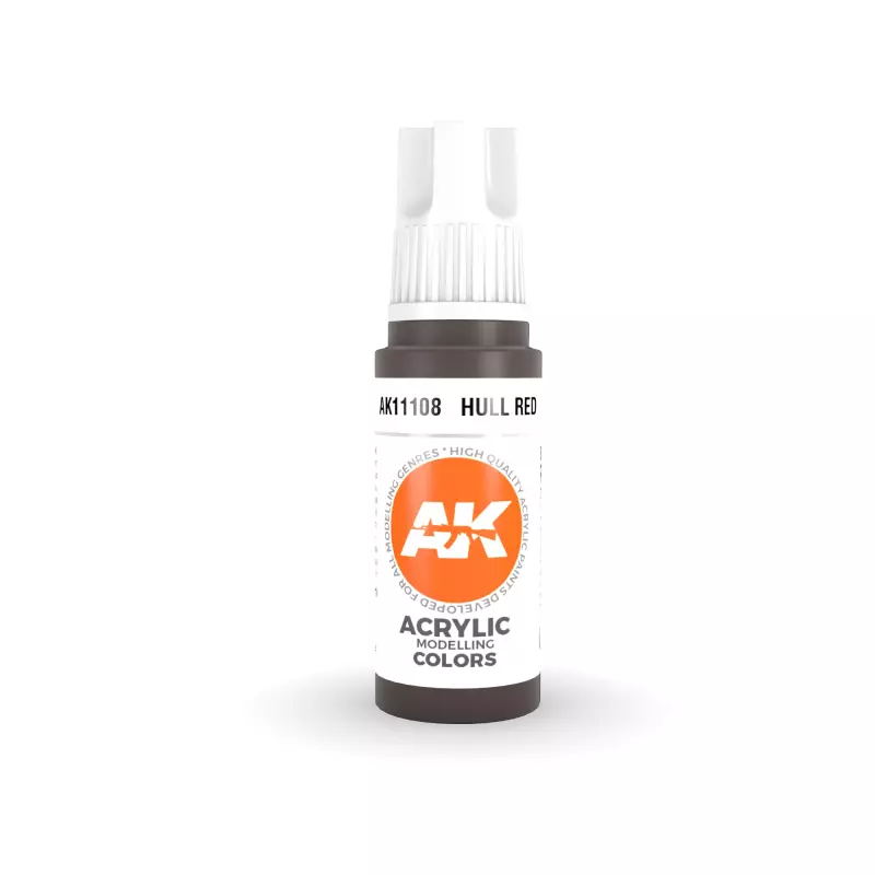  AK Interactive AK11108 Hull Red 17ml