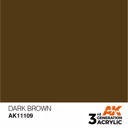 AK Interactive AK11109 Dark Brown 17ml