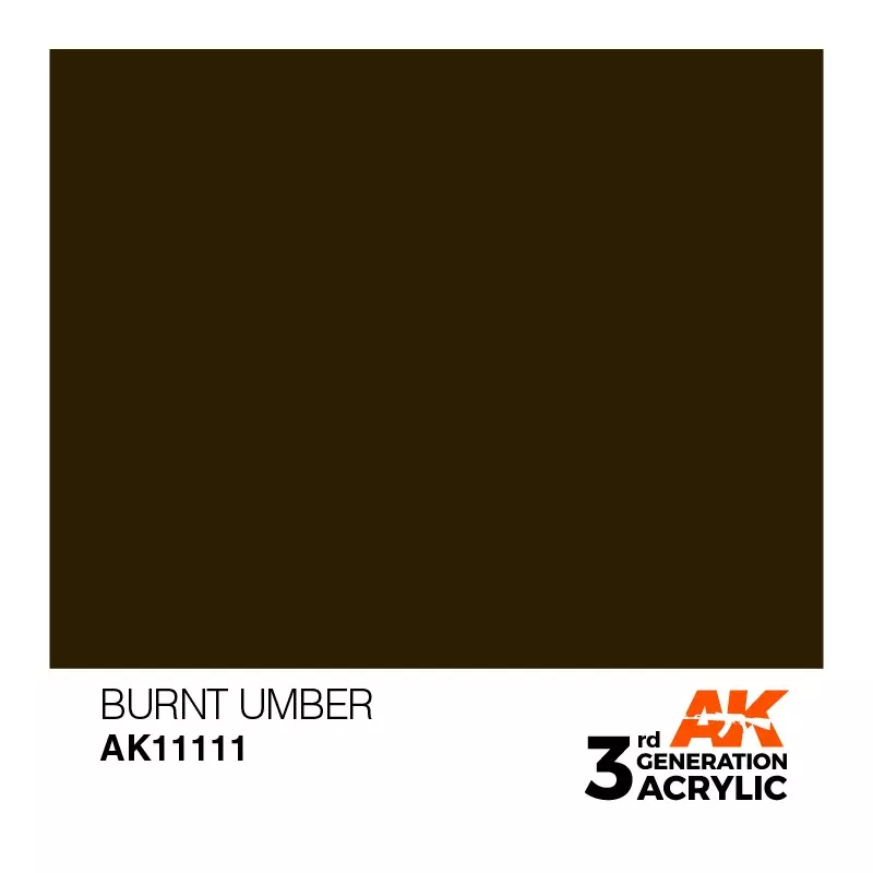 AK Interactive AK11111 Burnt Umber 17ml