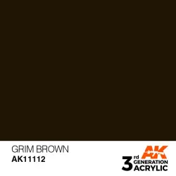 AK Interactive AK11112 Grim Brown 17ml