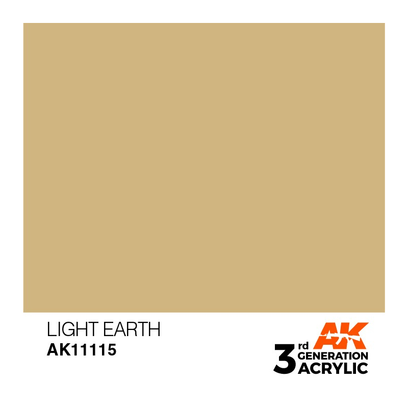 AK Interactive AK11115 Light Earth 17ml