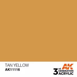 AK Interactive AK11116 Tan Yellow 17ml