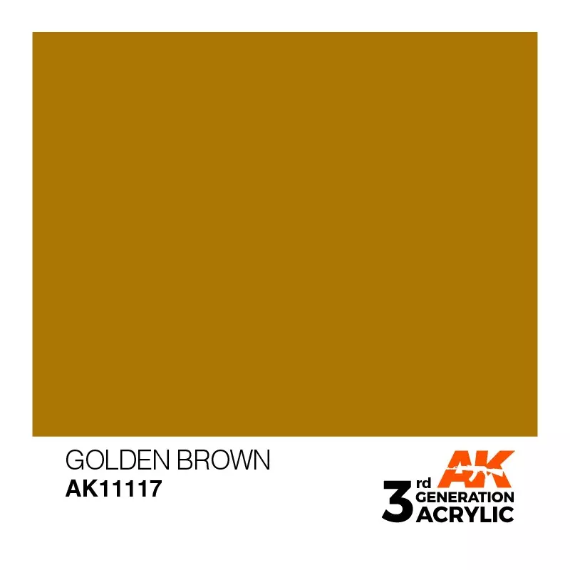 AK Interactive AK11117 Golden Brown 17ml