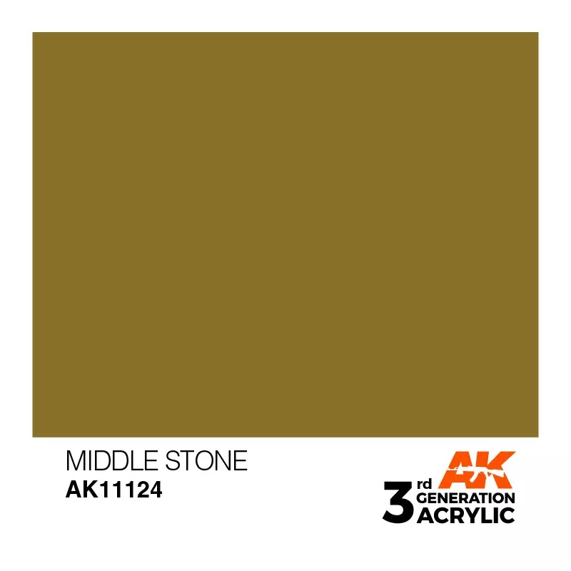 AK Interactive AK11124 Middle Stone 17ml