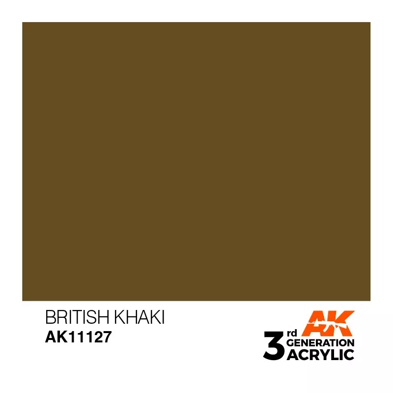 AK Interactive AK11127 British Khaki 17ml Slot Car Union