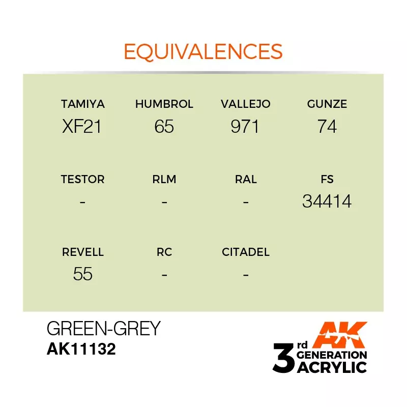 AK Interactive AK11132 Green-Grey 17ml