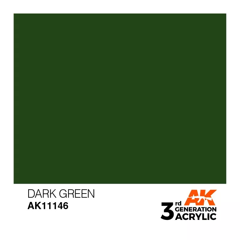 AK Interactive AK11146 Dark Green 17ml