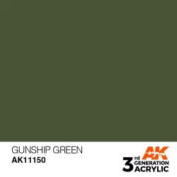 AK Interactive AK11150 Gunship Green 17ml